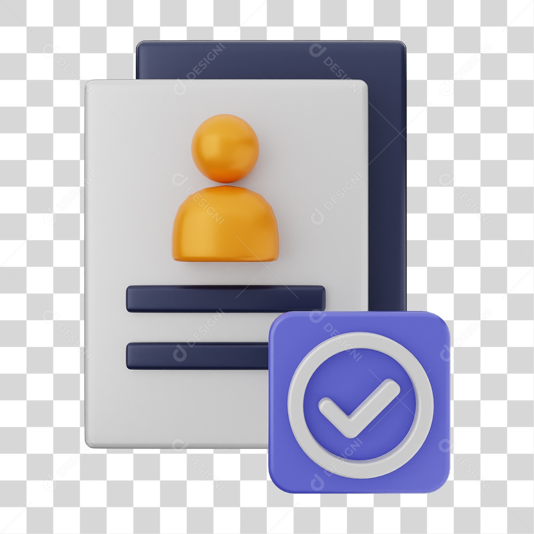 Ícones de Arquivos com Verificação PNG Transparente