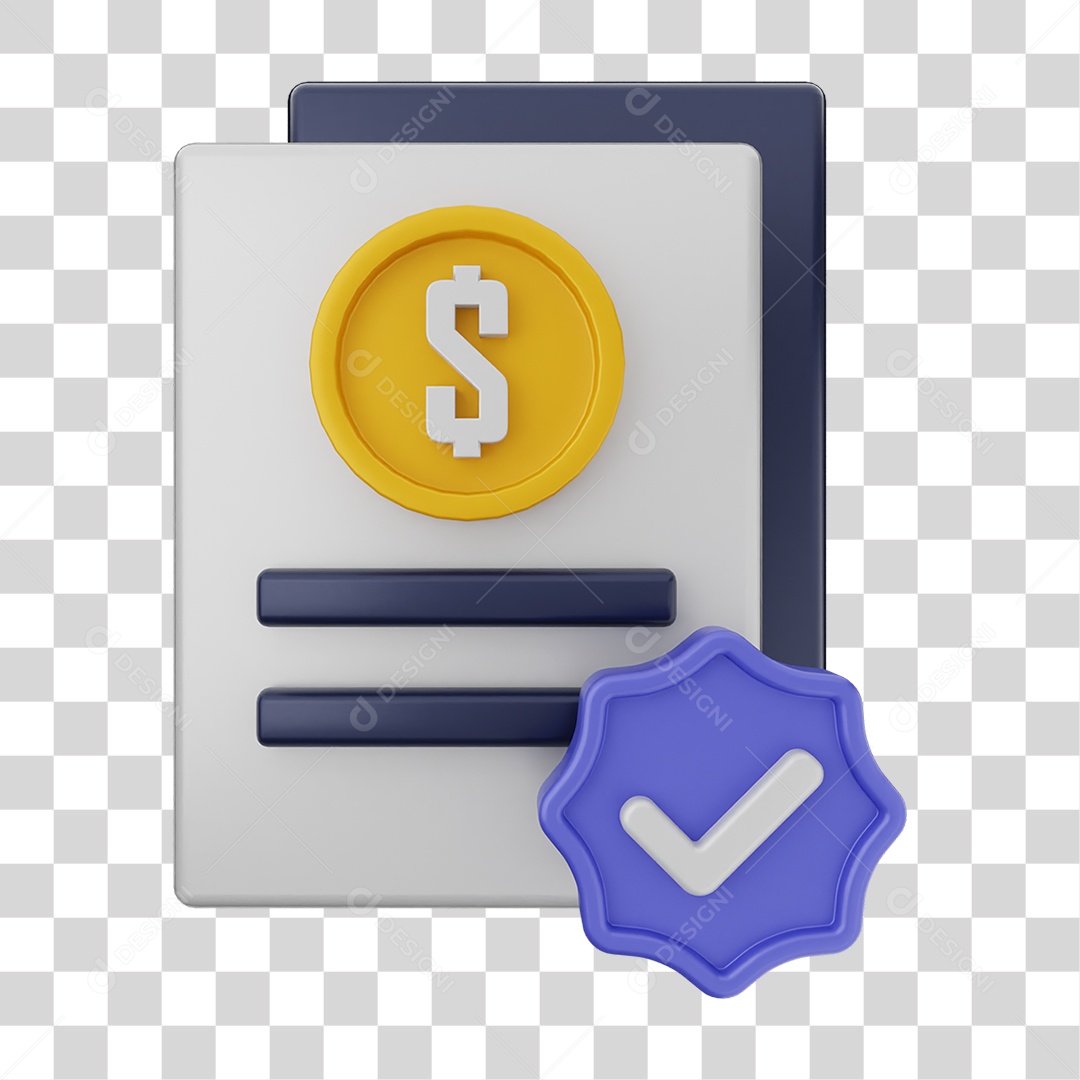 Ícones de Arquivos com Verificação PNG Transparente