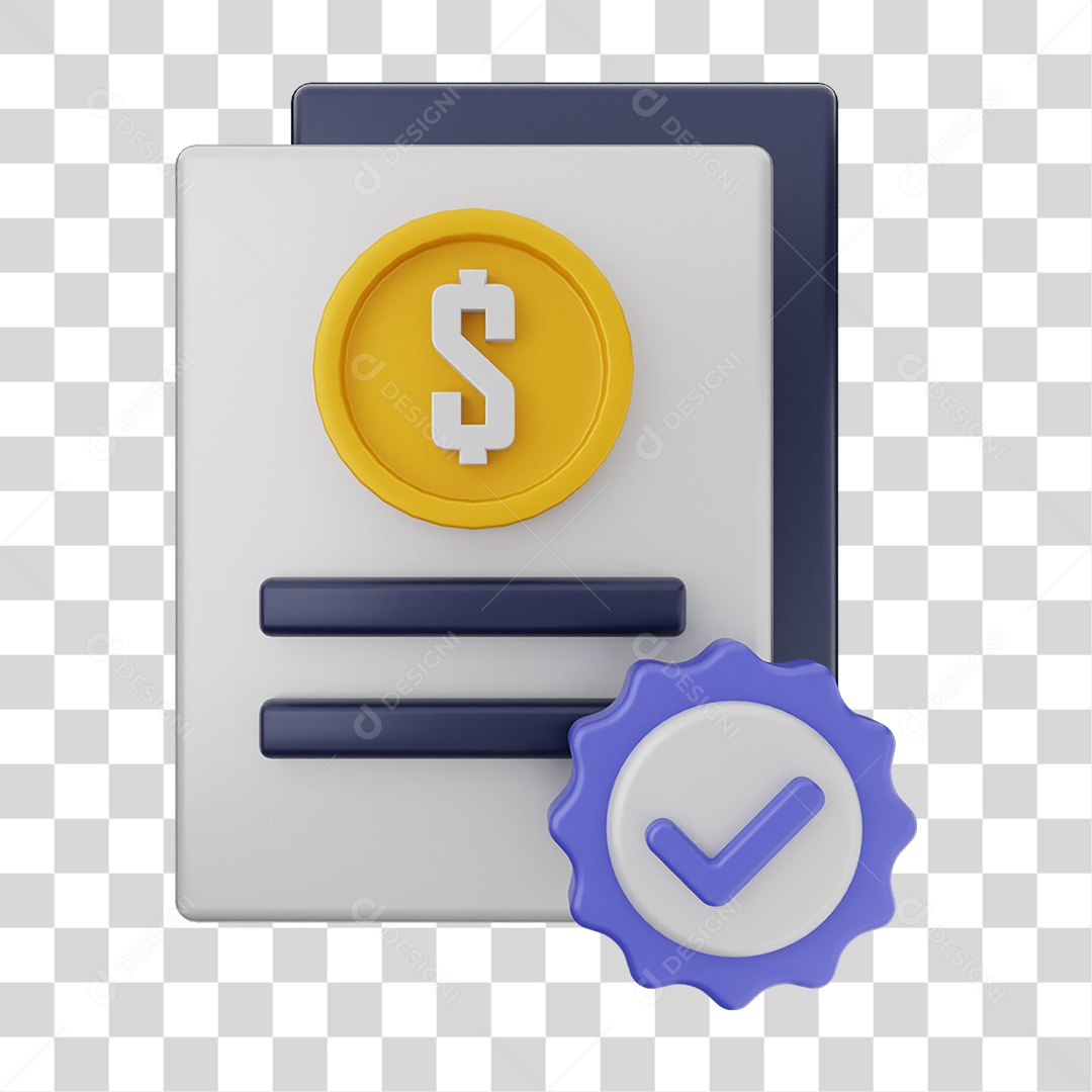 Ícones de Arquivos com Verificação PNG Transparente