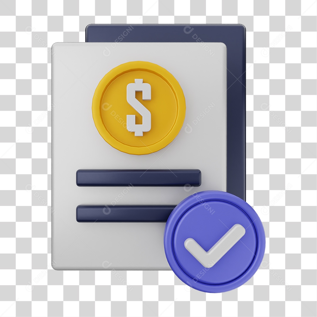 Ícones de Arquivos com Verificação PNG Transparente