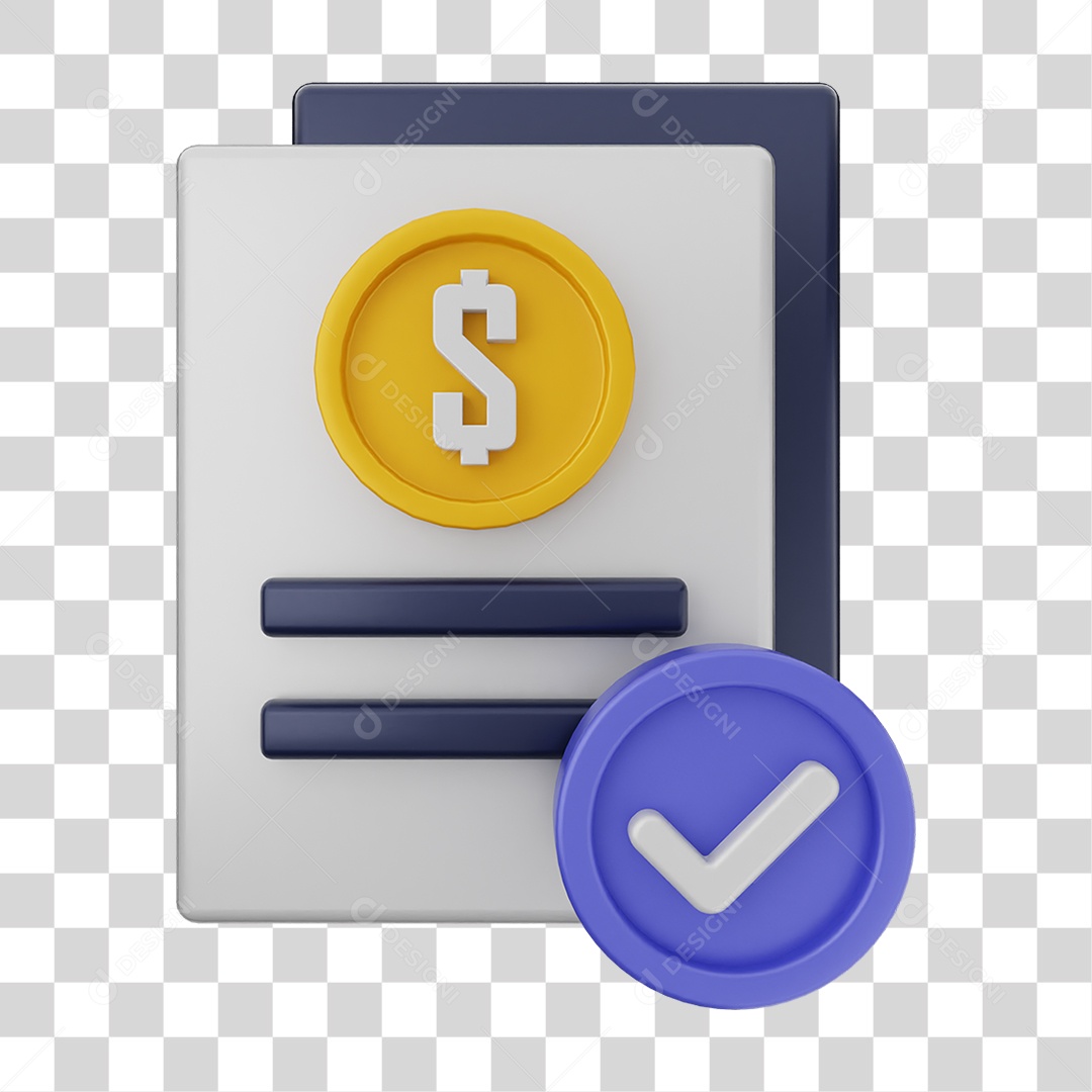 Ícones de Arquivos com Verificação PNG Transparente