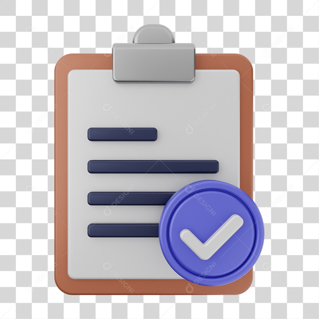 Ícones de Arquivos com Verificação PNG Transparente