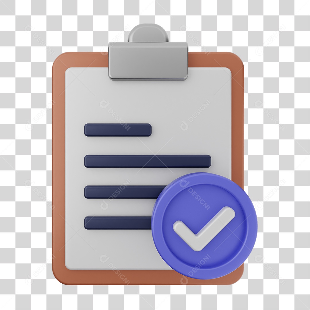 Ícones de Arquivos com Verificação PNG Transparente