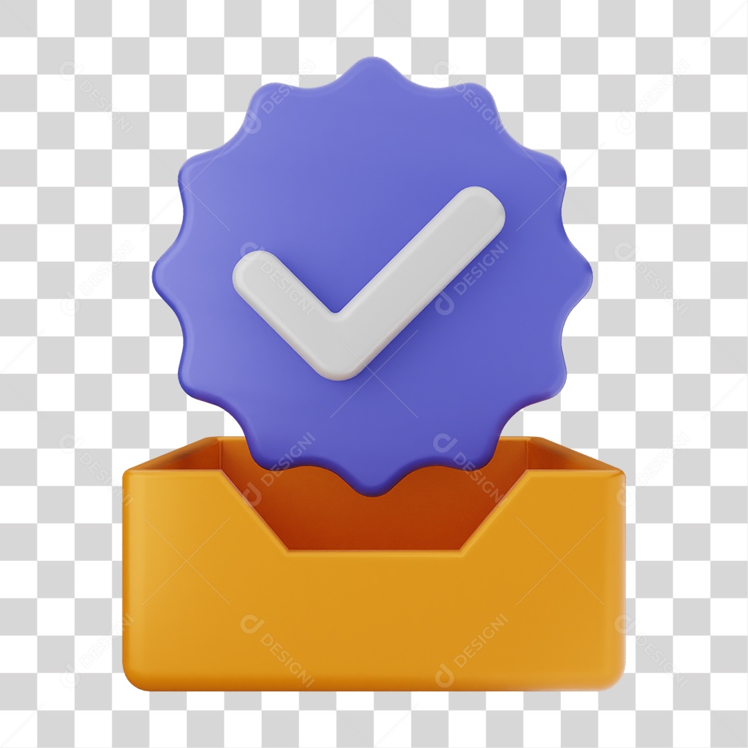 Pasta de Arquivos com Verificação PNG Transparente