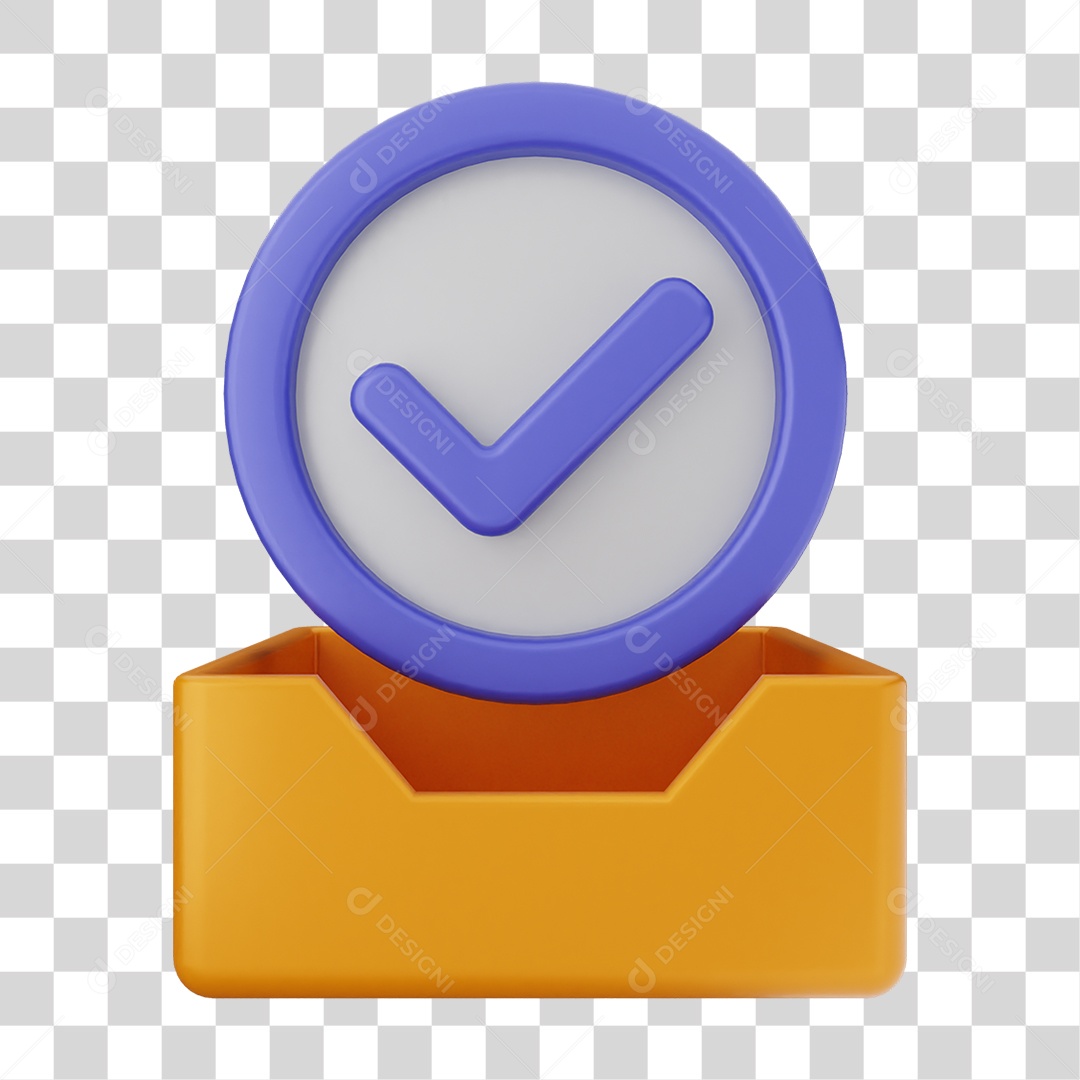 Pasta de Arquivos com Verificação PNG Transparente