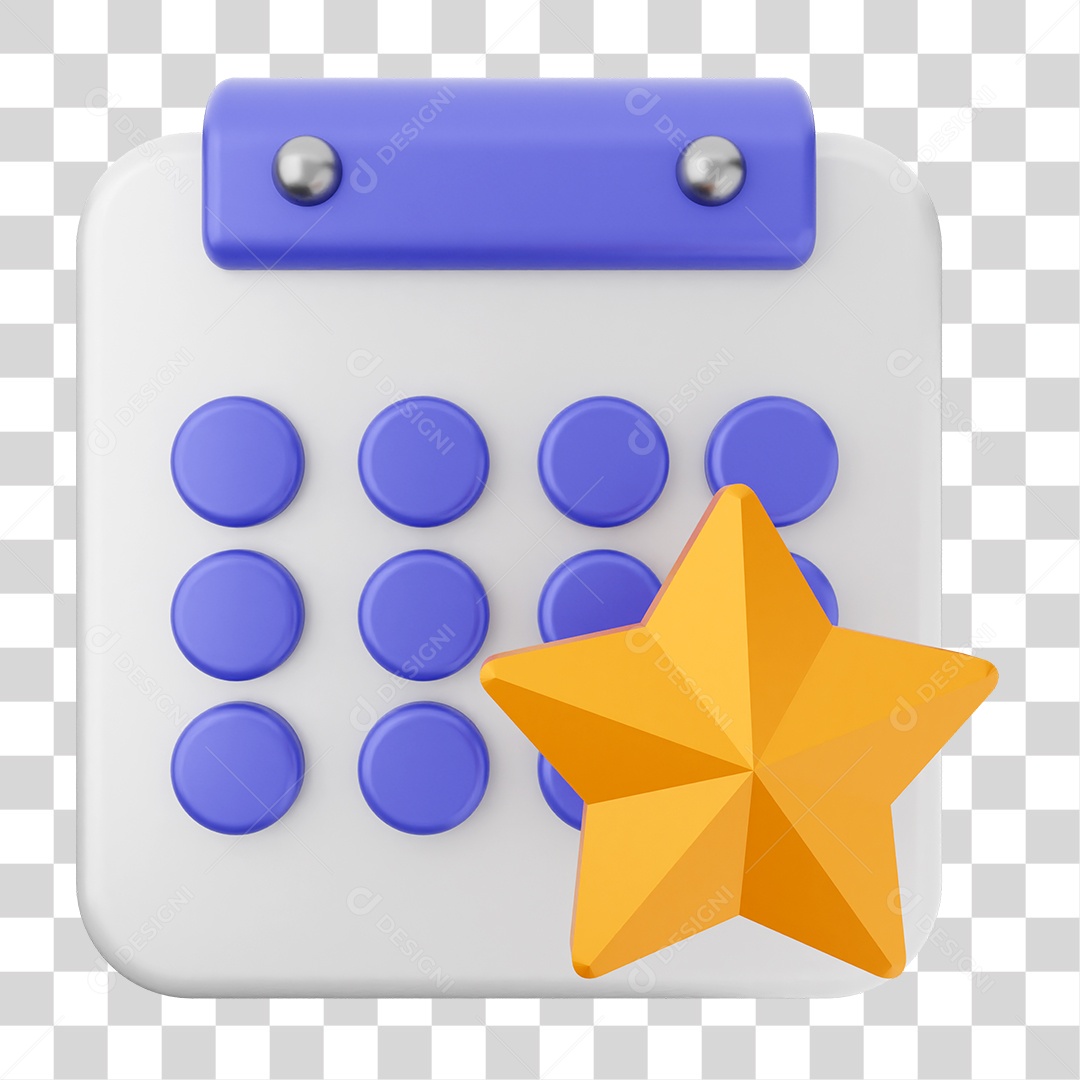 Calendário Datas PNG Transparente