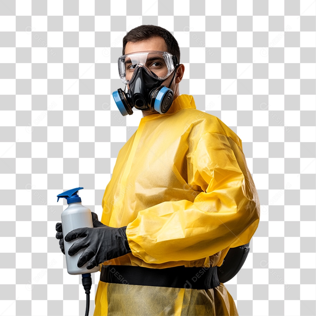 Dedetizador Controle de Pragas PNG Transparente