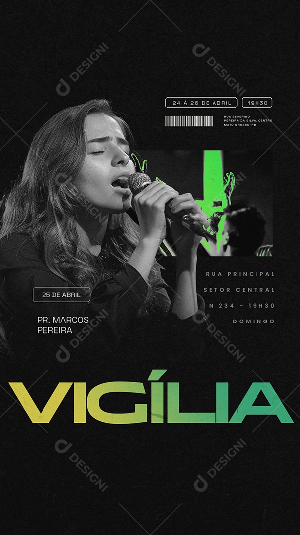 Story Vigil PR.Marcos Pereira Social Media PSD Editable