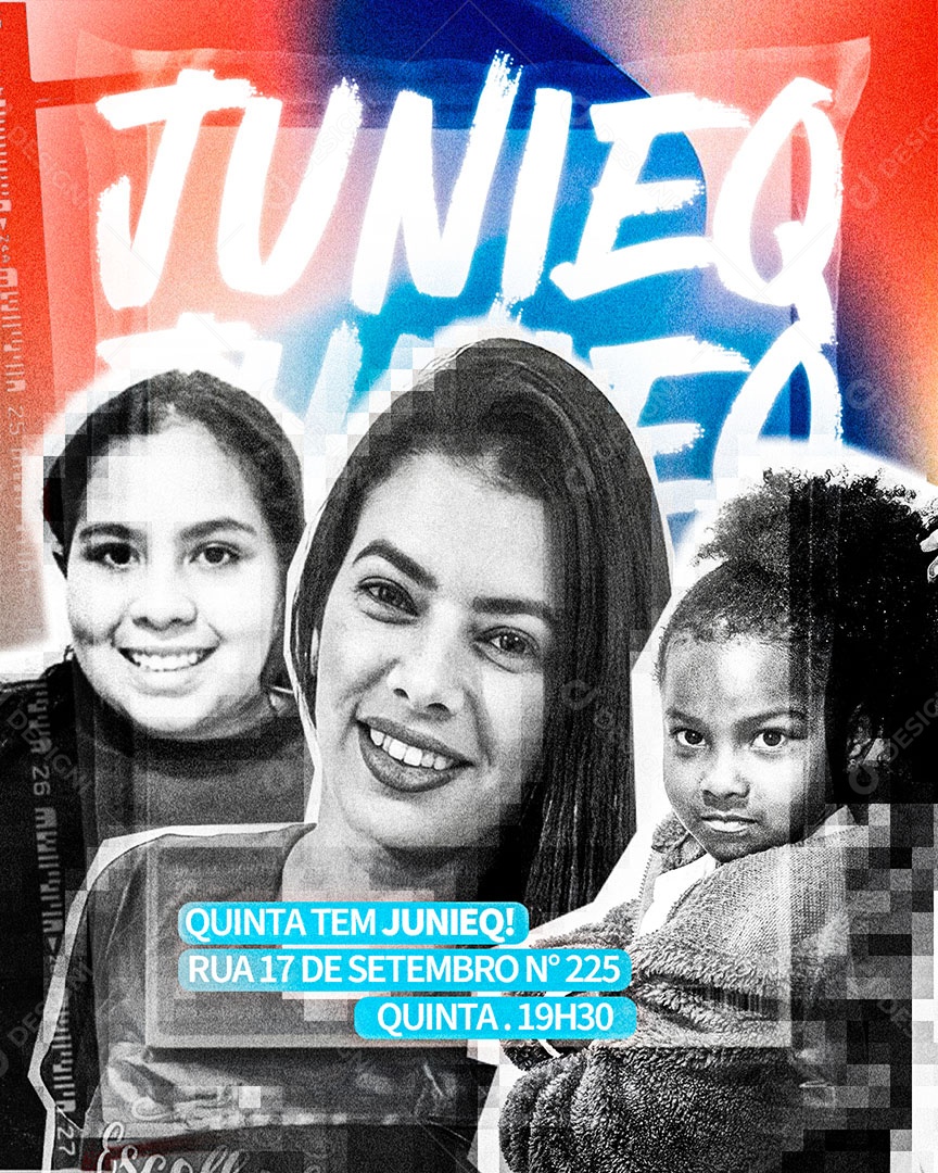 Gospel Culto Social Media PSD Editável