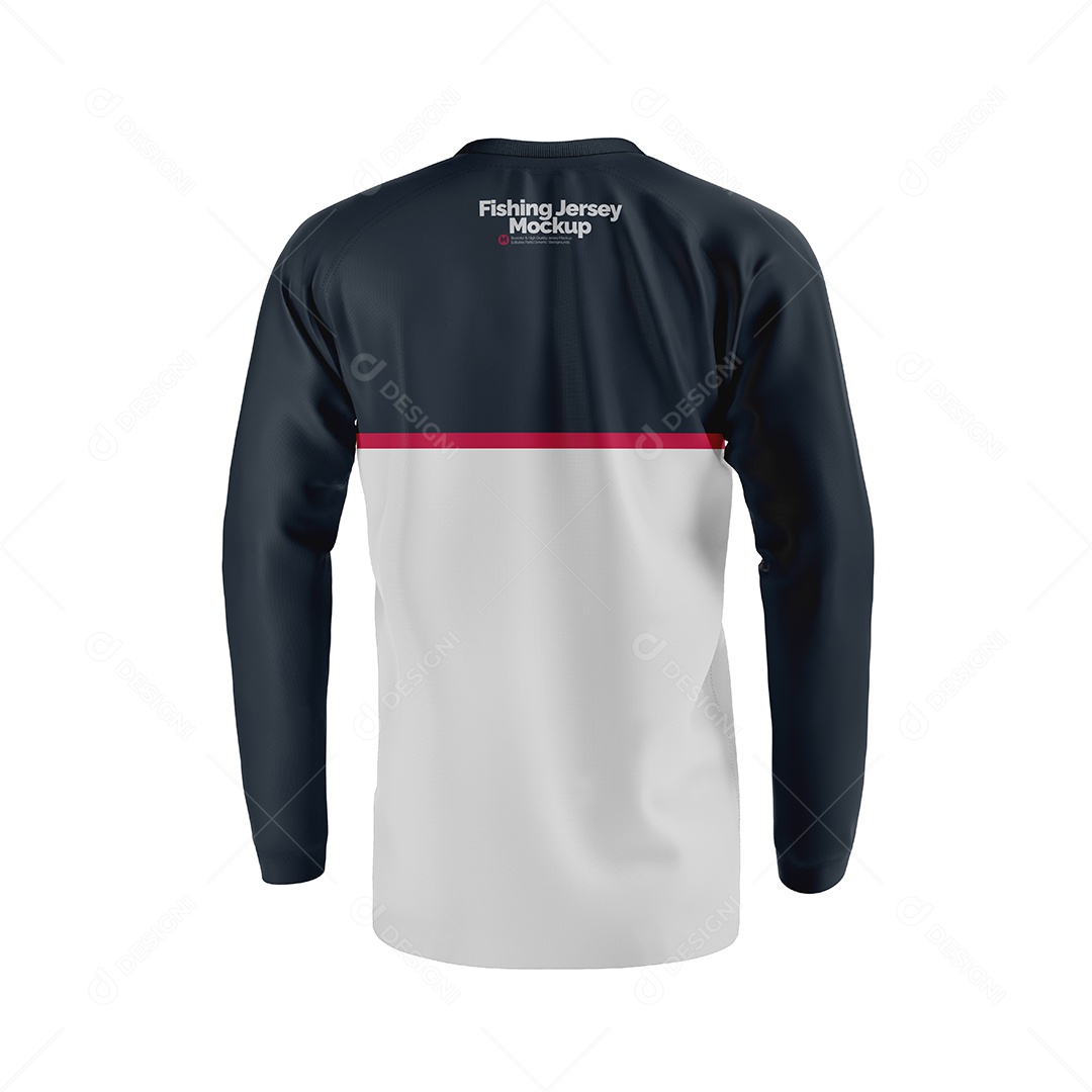 Camisa de Pesca Mockup PSD Editável