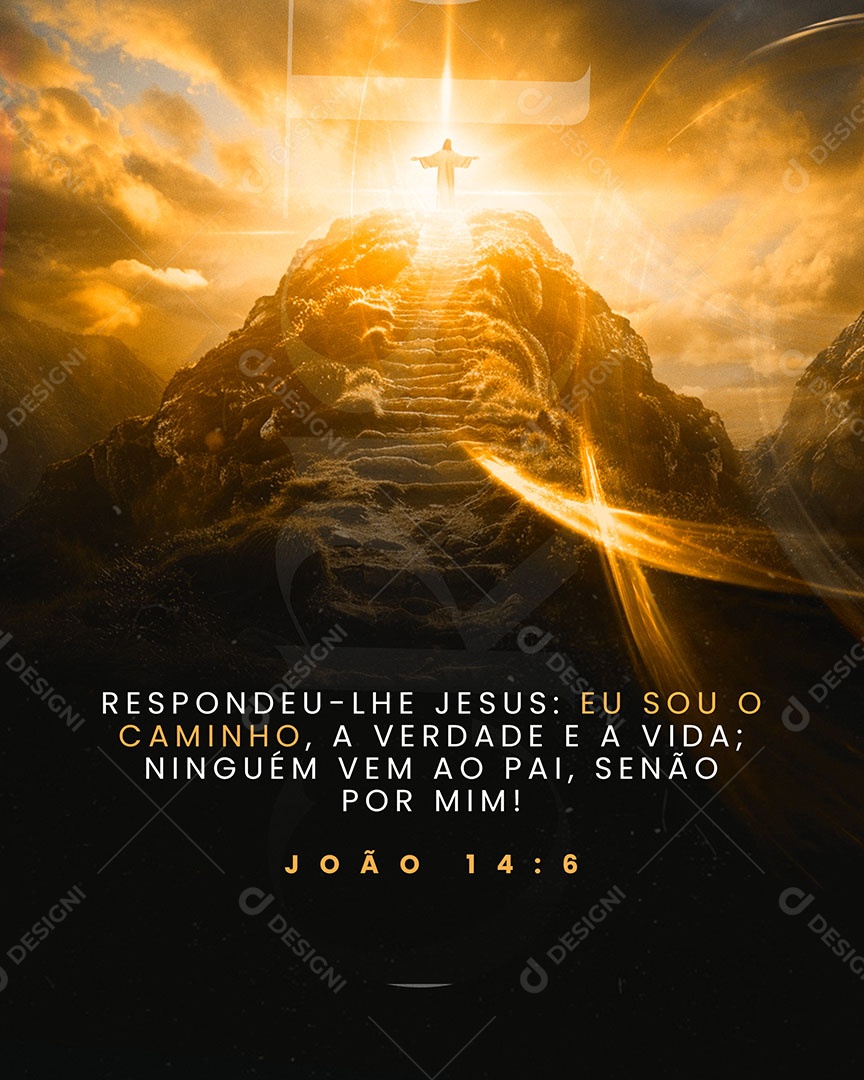 Igreja Eu Sou o Caminho Social Media PSD Editável