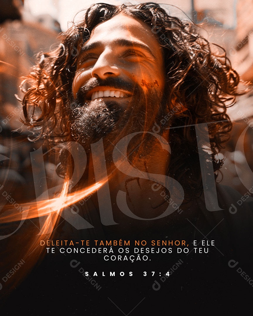 Igreja Deleita-Te Também No Senhor Social Media PSD Editável