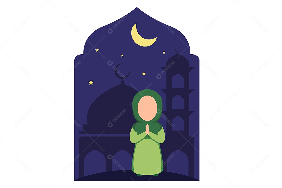 Conceito de Ilustração do Ramadan Vetor EPS