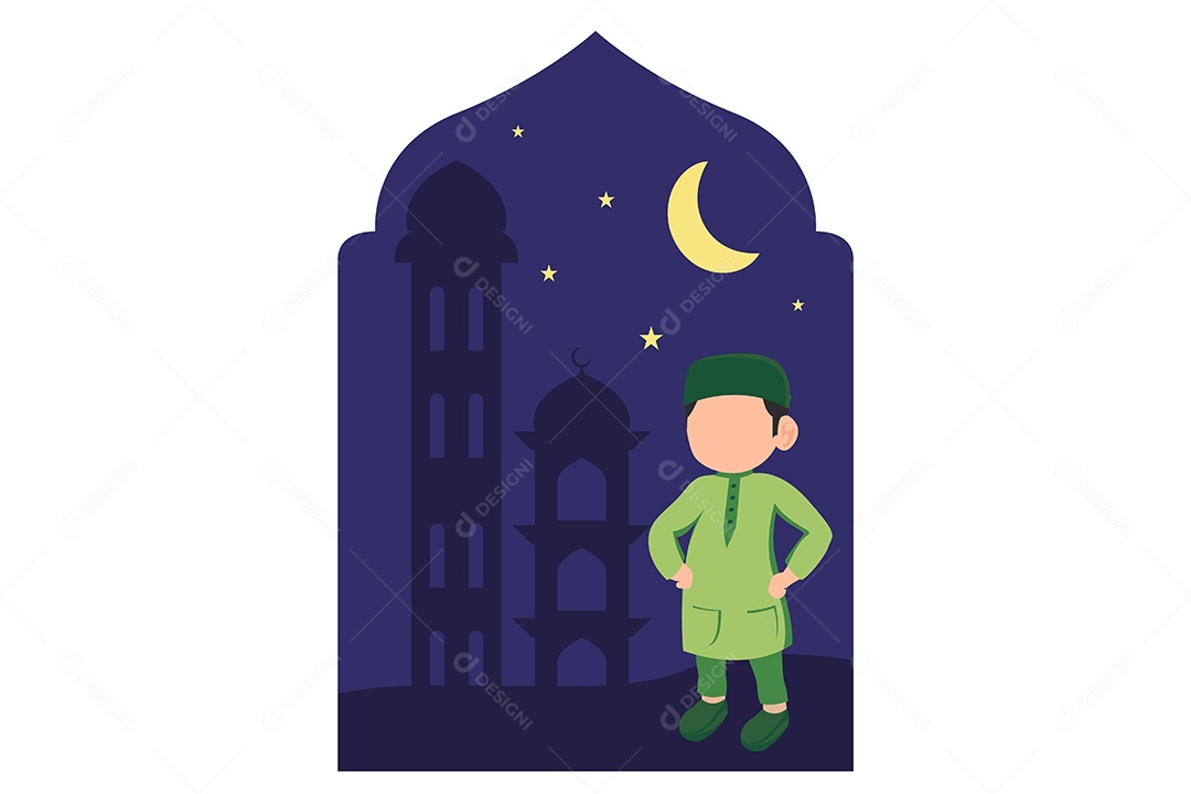 Conceito de Ilustração do Ramadan Vetor EPS