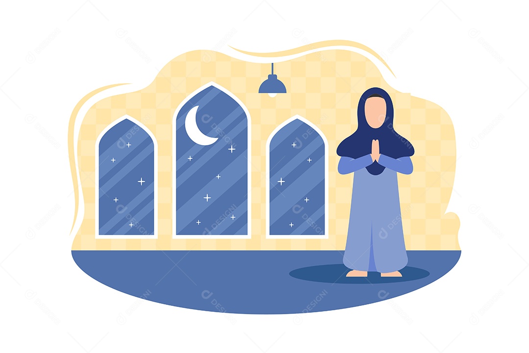 Conceito de Ilustração do Ramadan Vetor EPS