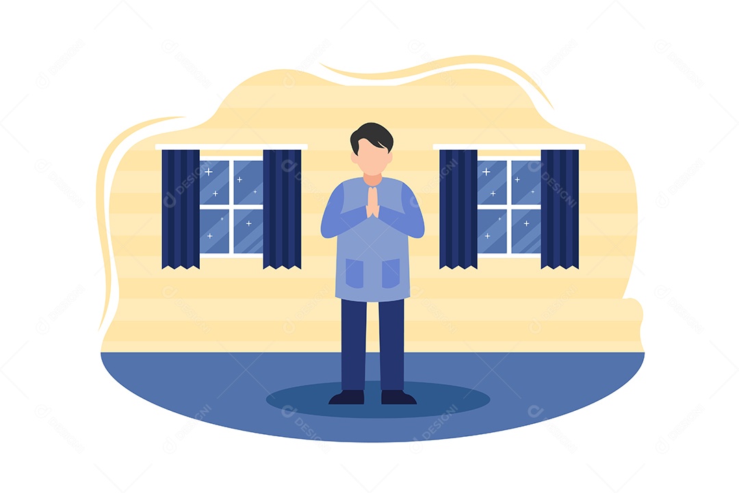 Conceito de Ilustração do Ramadan Vetor EPS