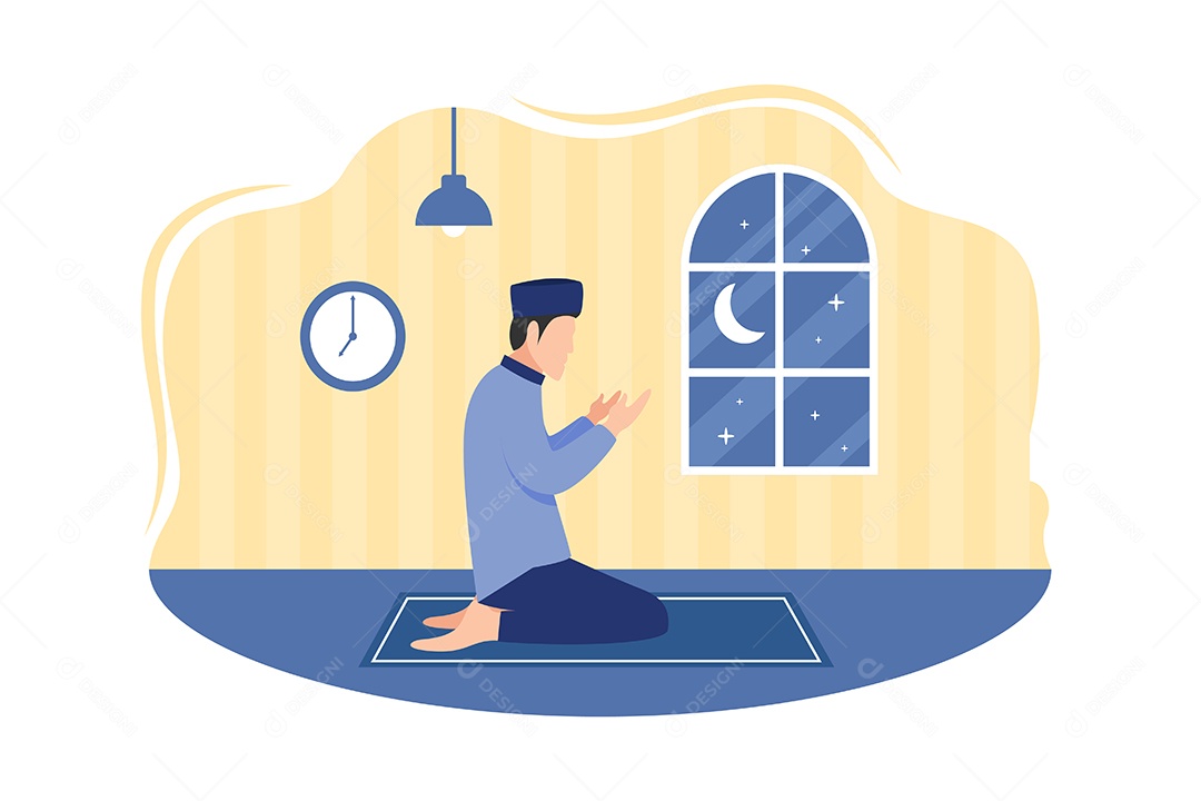 Conceito de Ilustração do Ramadan Vetor EPS