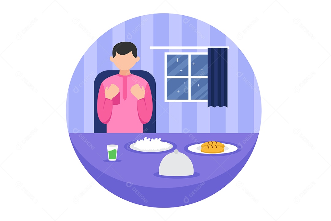 Conceito de Ilustração do Ramadan Vetor EPS