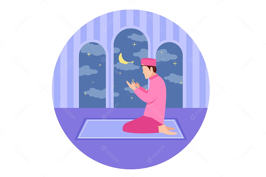 Conceito de Ilustração do Ramadan Vetor EPS