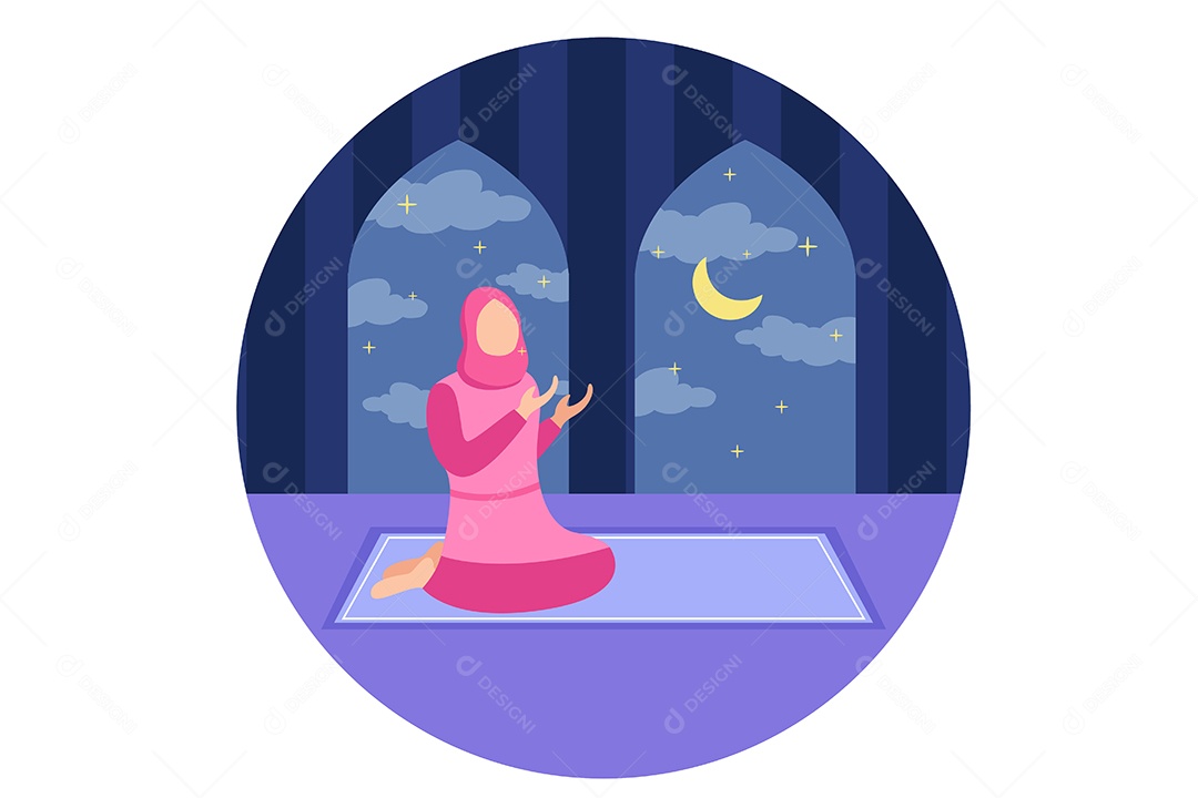 Conceito de Ilustração do Ramadan Vetor EPS