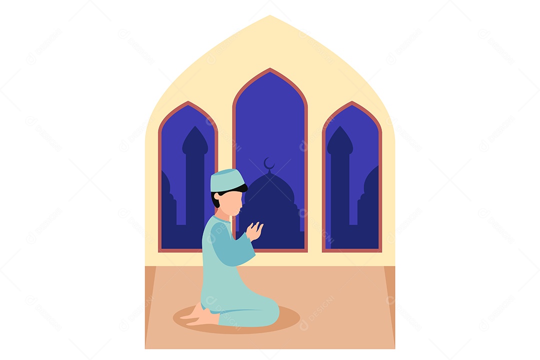 Conceito de Ilustração do Ramadan Vetor EPS