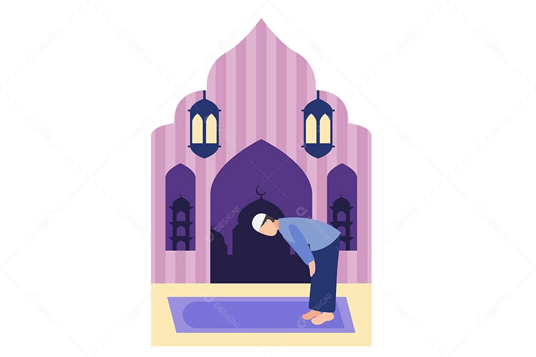 Conceito de Ilustração do Ramadan Vetor EPS