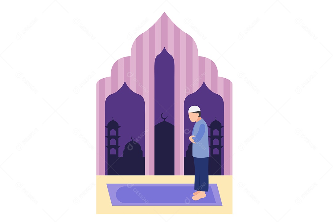 Conceito de Ilustração do Ramadan Vetor EPS