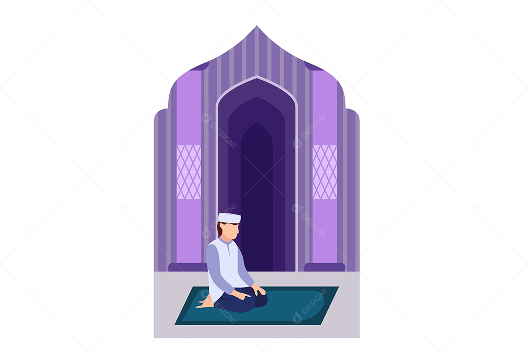 Conceito de Ilustração do Ramadan Vetor EPS
