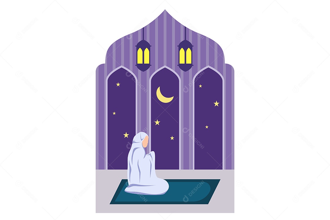 Conceito de Ilustração do Ramadan Vetor EPS