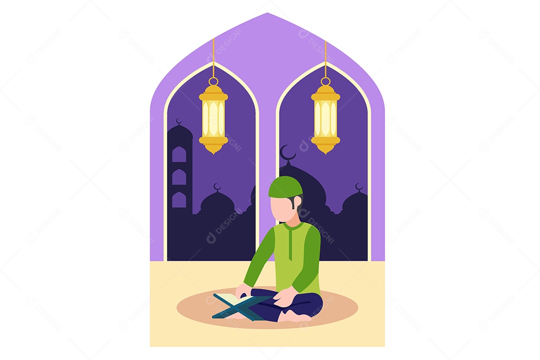 Conceito de Ilustração do Ramadan Vetor EPS