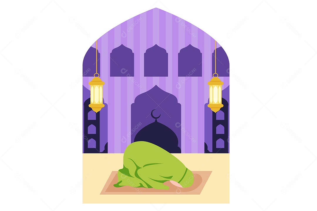 Conceito de Ilustração do Ramadan Vetor EPS