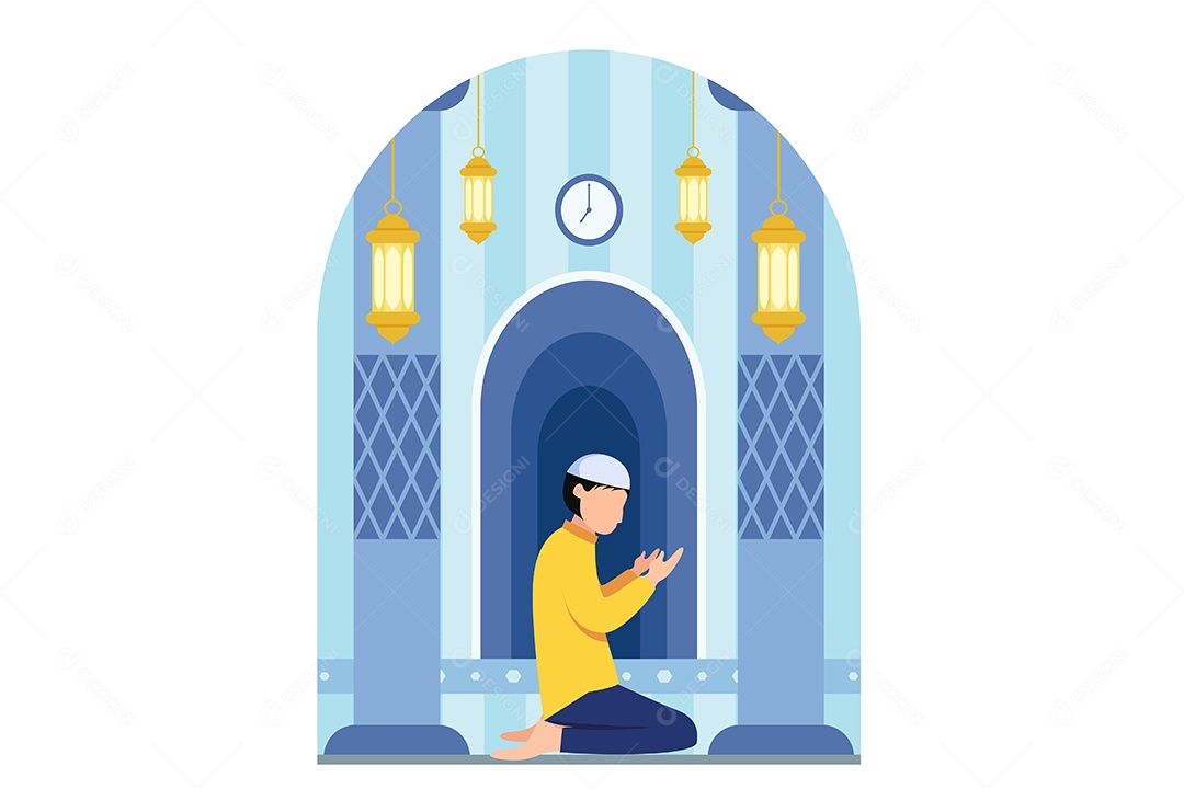 Conceito de Ilustração do Ramadan Vetor EPS