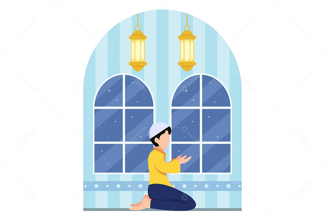 Conceito de Ilustração do Ramadan Vetor EPS