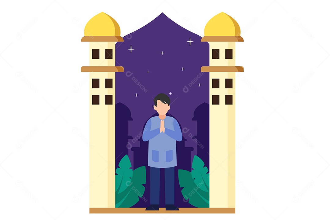 Conceito de Ilustração do Ramadan Vetor EPS