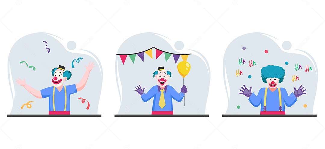 Ilustração do Dia da Mentira 01 de Abril Vetor EPS