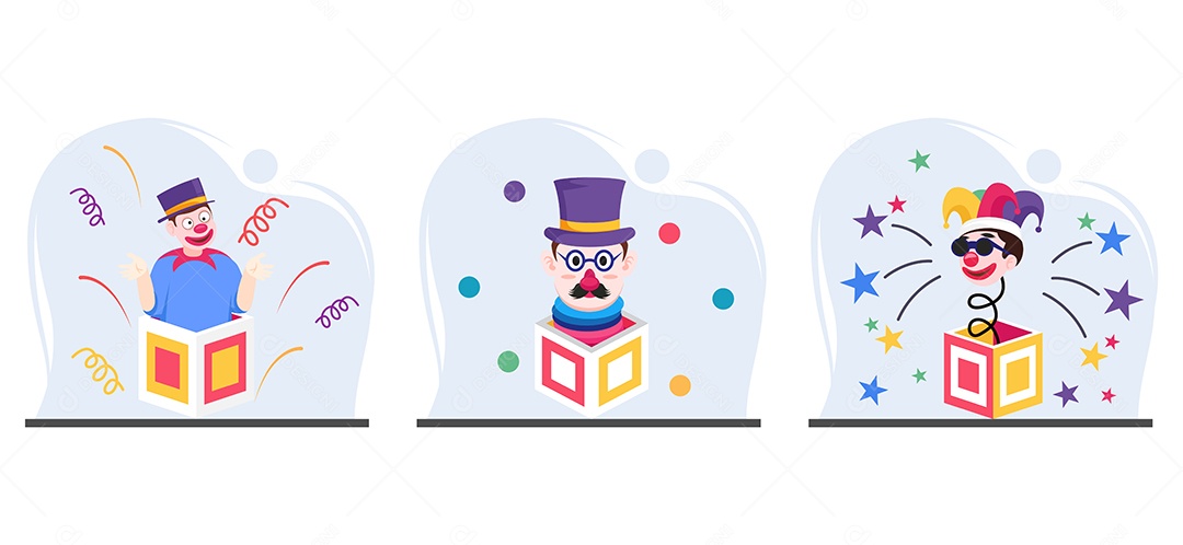 Ilustração do Dia da Mentira 01 de Abril Vetor EPS