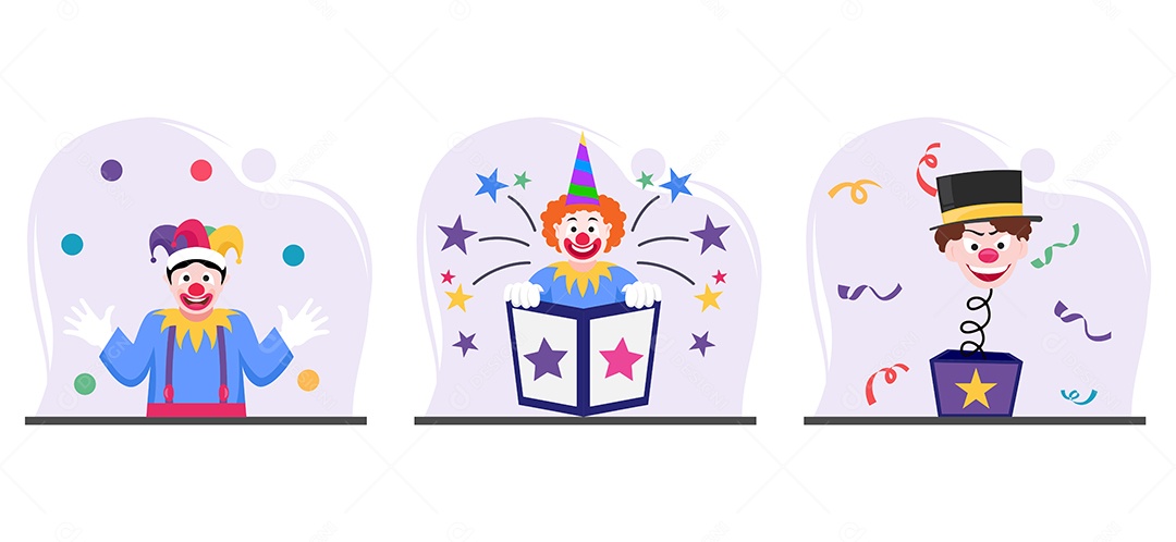 Ilustração do Dia da Mentira 01 de Abril Vetor EPS