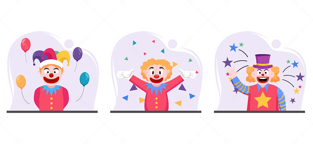 Ilustração do Dia da Mentira 01 de Abril Vetor EPS