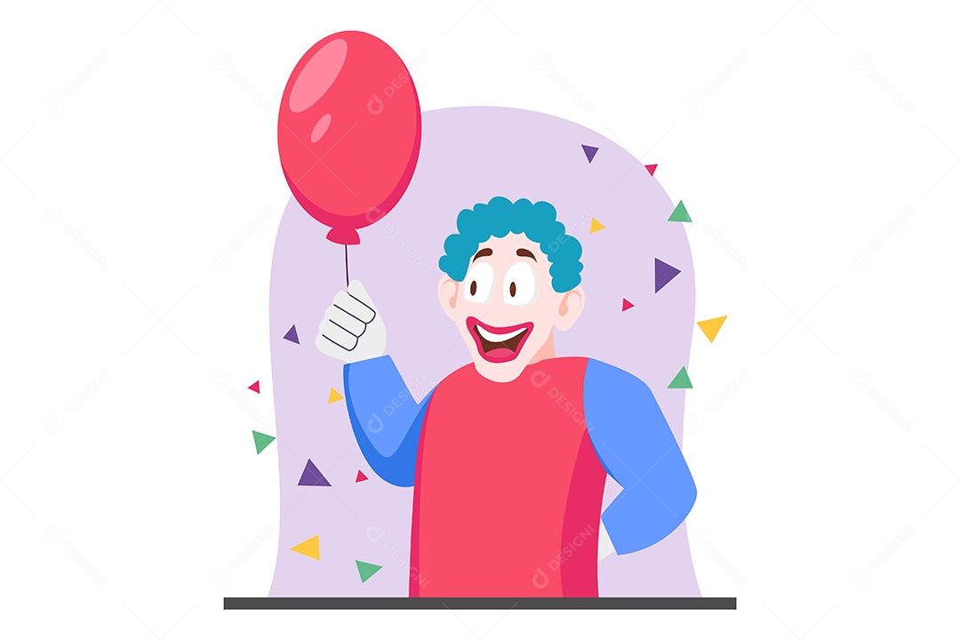 Ilustração do Dia da Mentira 01 de Abril Vetor EPS