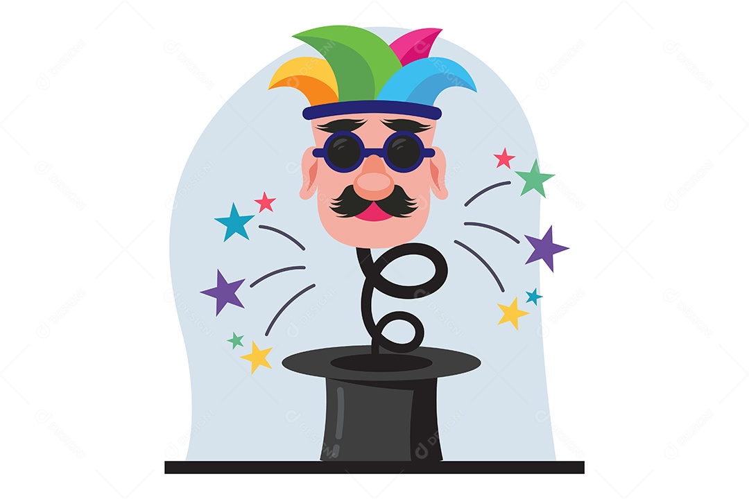 Ilustração do Dia da Mentira 01 de Abril Vetor EPS