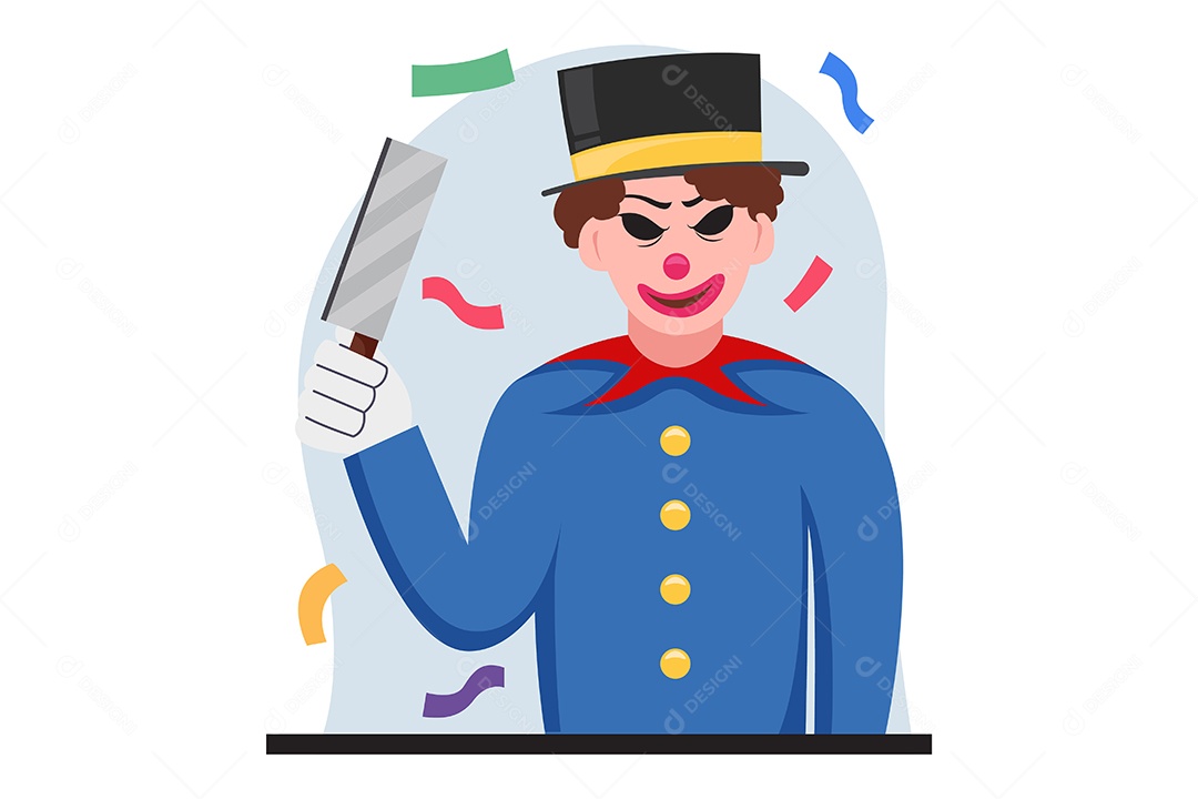 Ilustração do Dia da Mentira 01 de Abril Vetor EPS