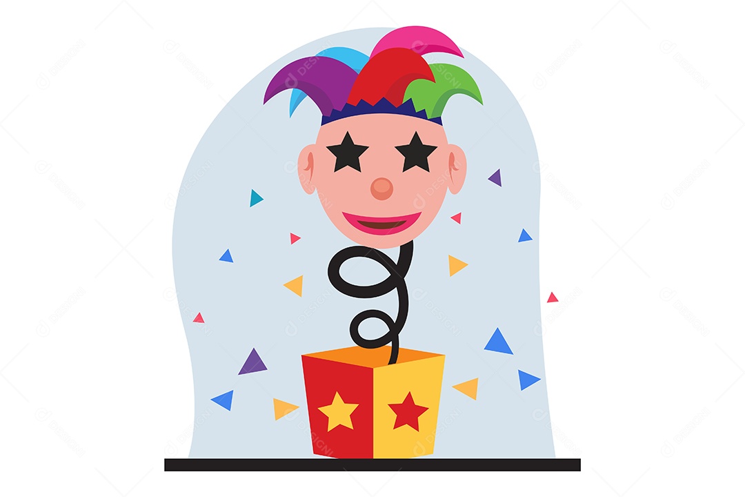 Ilustração do Dia da Mentira 01 de Abril Vetor EPS