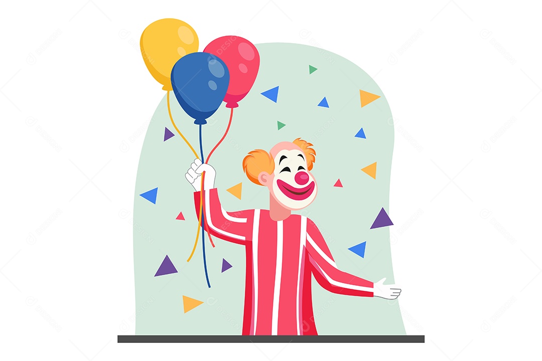 Ilustração do Dia da Mentira 01 de Abril Vetor EPS