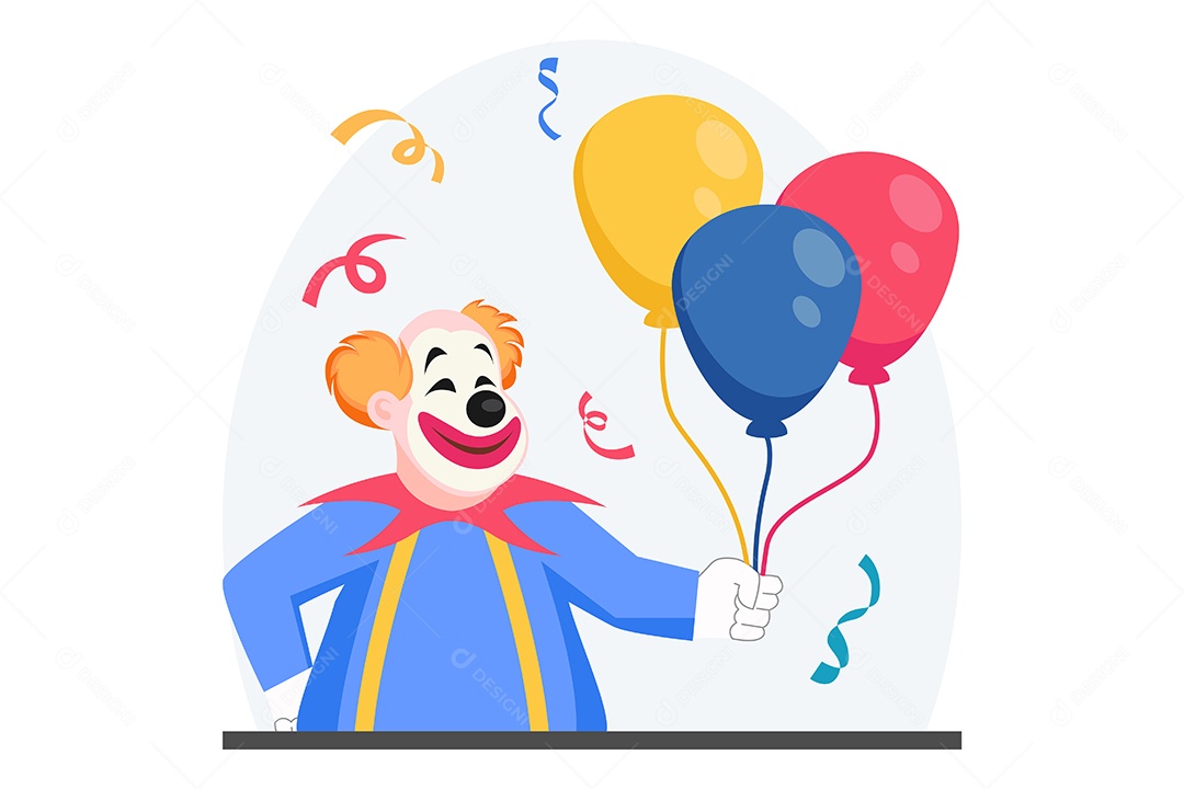 Ilustração do Dia da Mentira 01 de Abril Vetor EPS