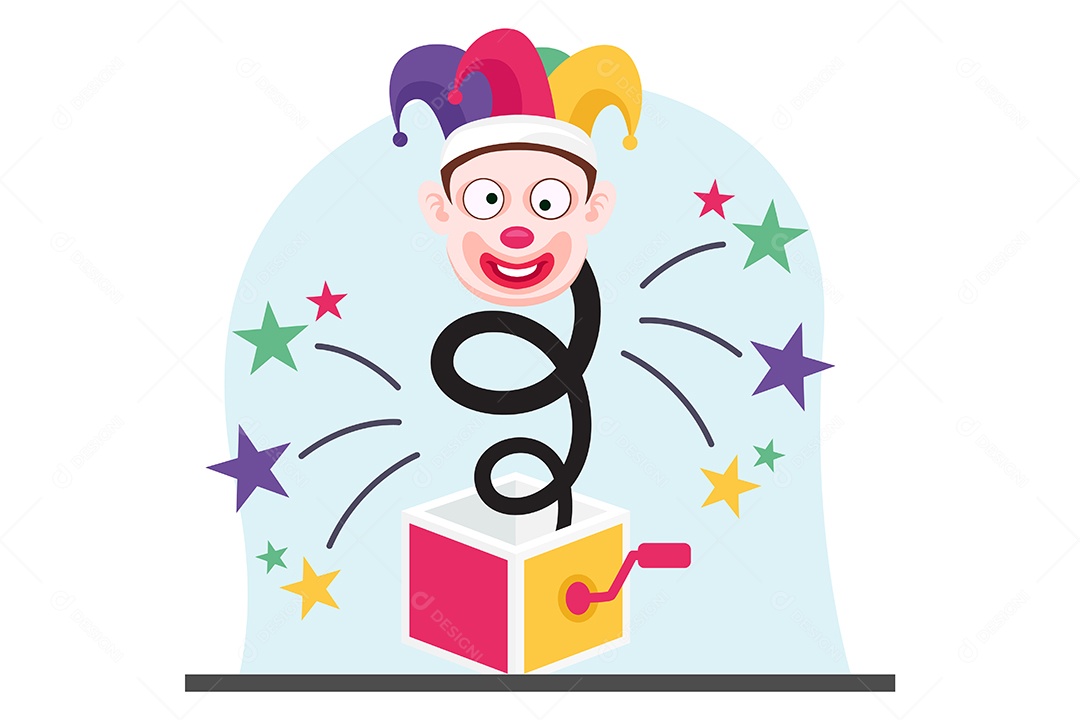 Ilustração do Dia da Mentira 01 de Abril Vetor EPS