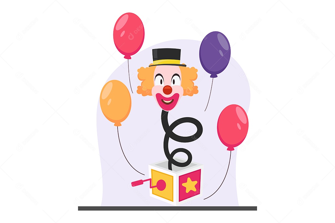 Ilustração do Dia da Mentira 01 de Abril Vetor EPS