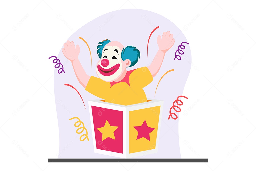 Ilustração do Dia da Mentira 01 de Abril Vetor EPS