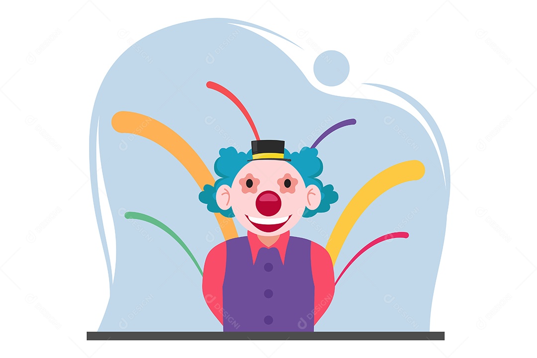 Ilustração do Dia da Mentira 01 de Abril Vetor EPS