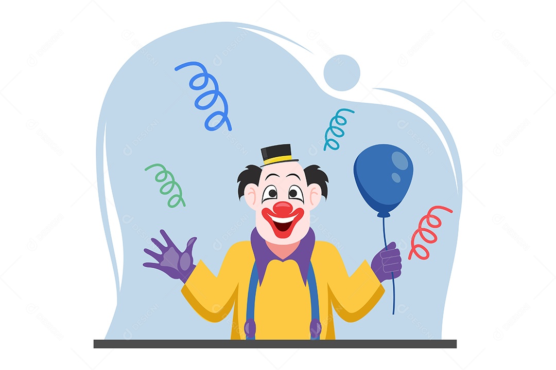 Ilustração do Dia da Mentira 01 de Abril Vetor EPS