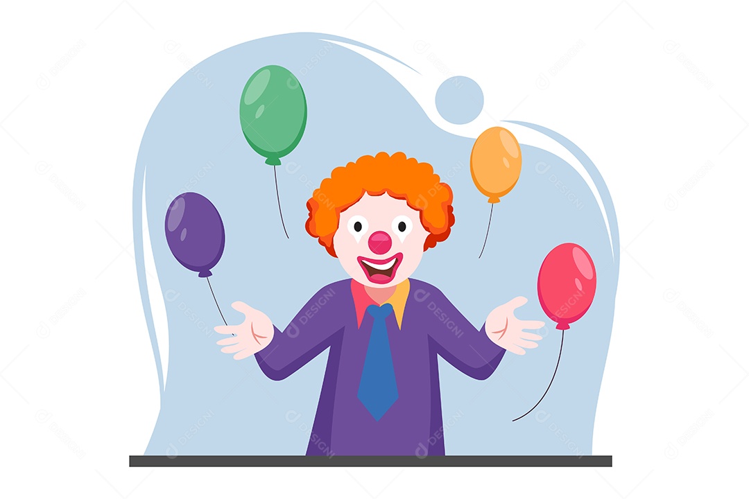 Ilustração do Dia da Mentira 01 de Abril Vetor EPS